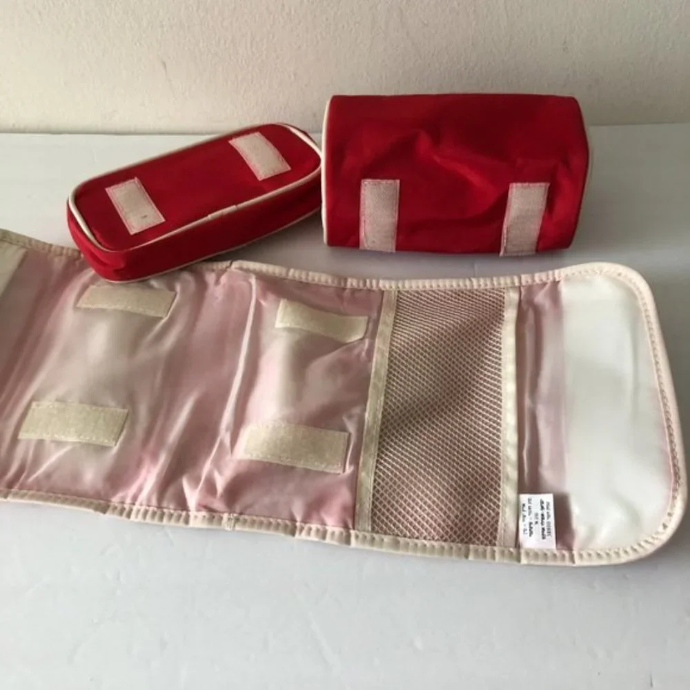 Polo Star Cosmetic Toiletry Bag Pouch Red